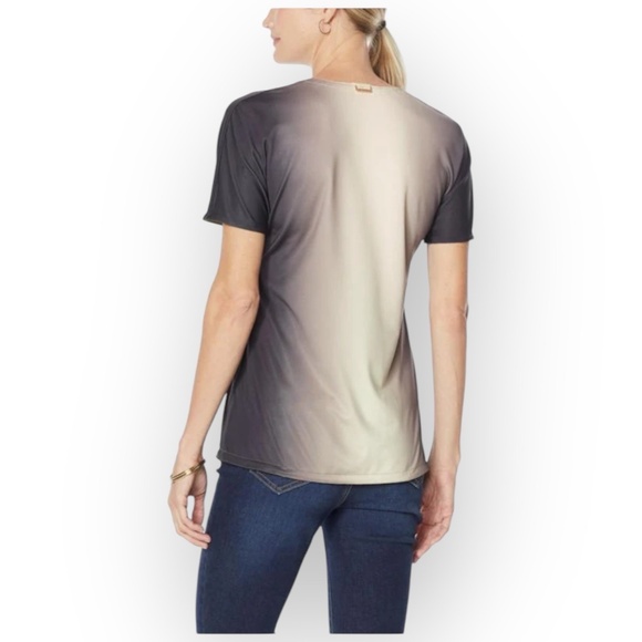 NWT Modzori Reversible & Adjustable V-Neck Top – Horizon-Coral/Sunstream (XL) - Picture 4 of 9